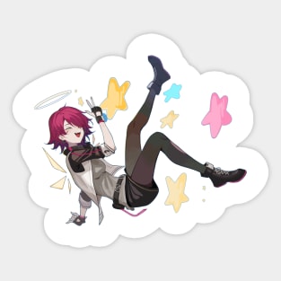 Exusiai Falling - Arknights Sticker